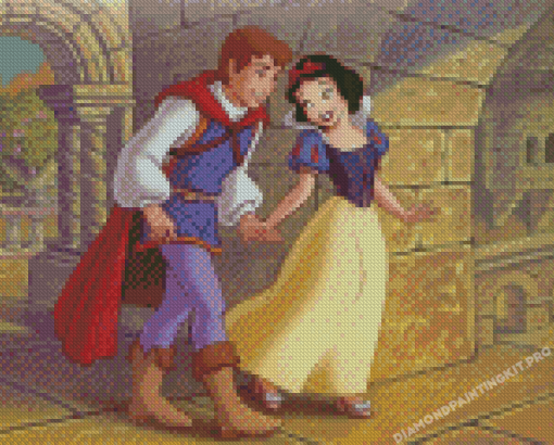 Disney Snow White And Prince Charming Diamond Paintings