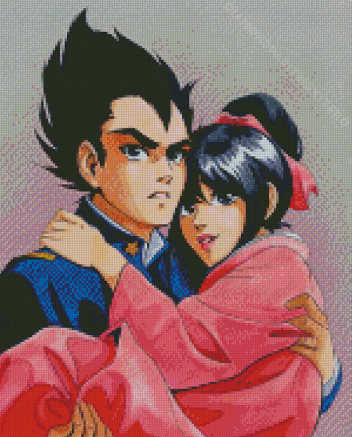 Dragon Ball Vegeta And Chichi Diamond Paintings