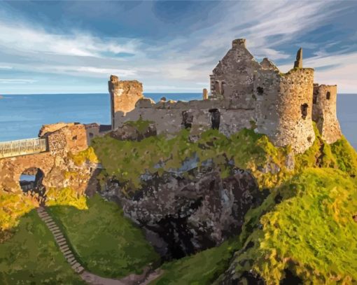 Dunluce Ireland Castle Diamond Paintings