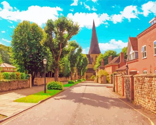 England Horsham Village Diamond Paintings