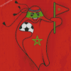 Fifa Mascot Morocco Diamond Paintings