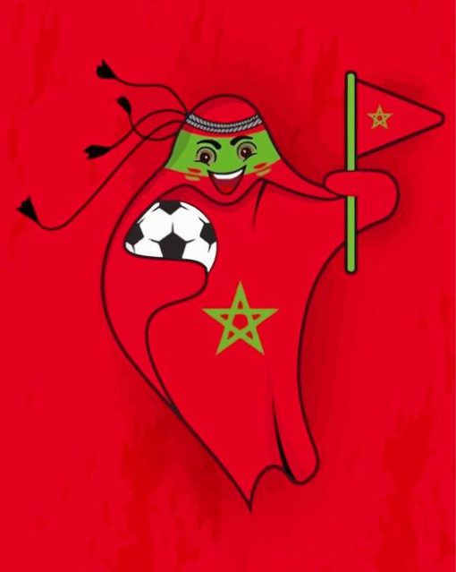 Fifa Mascot Morocco Diamond Paintings