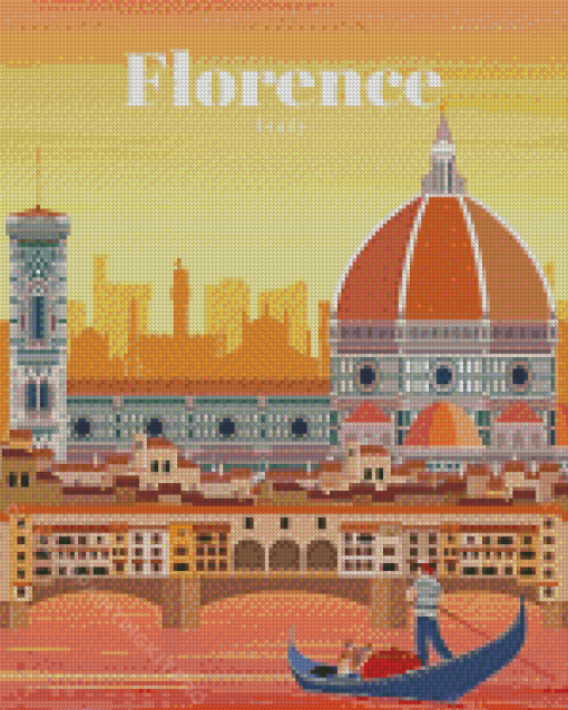 Florence Italy Poster Diamond Paintings