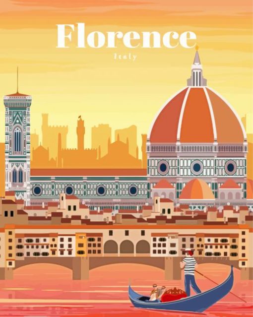 Florence Italy Poster Diamond Paintings