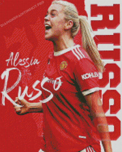 Foootball Player Alessia Russo Diamond Paintings