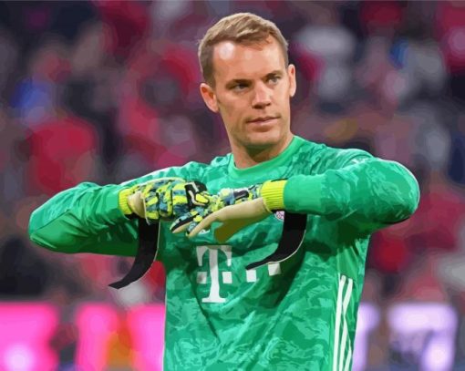 Goalkeeper Manuel Neuer Diamond Paintings