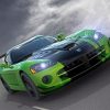 Green Dodge Viper Diamond Paintings