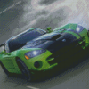 Green Dodge Viper Diamond Paintings