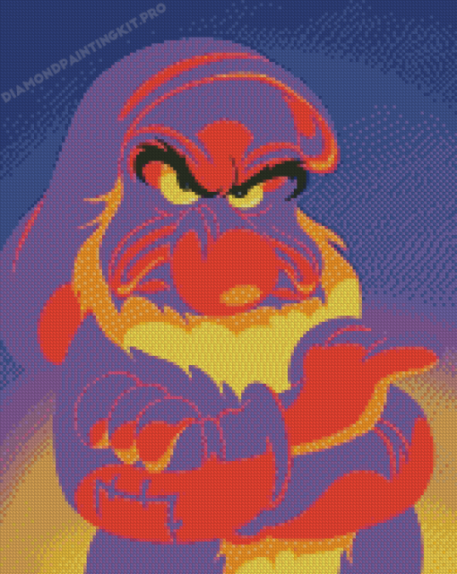 Grumpy Dwarf Illustration Art Diamond Paintings