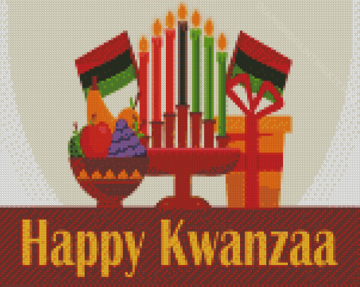 Happy Kwanzaa Diamond Paintings