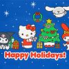 Hello Kitty Christmas Holiday Diamond Paintings