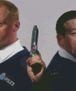 Hot Fuzz Characters Diamond Paintings