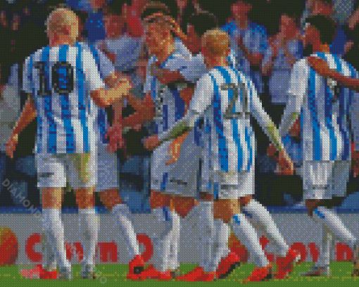 Huddersfield Football Team Diamond Paintings