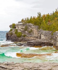 Indian Head Cove In Tobermory Diamond Paintings