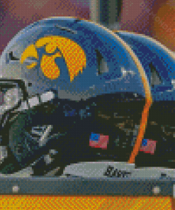 Iowa Hawkeyes Helmet Diamond Paintings