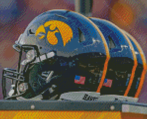 Iowa Hawkeyes Helmet Diamond Paintings