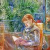 Jeune Fille Lisant La Lecture By Berthe Morisot Diamond Paintings