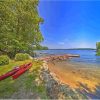 Kayaks By Sebago Lake Maine Diamond Paintings