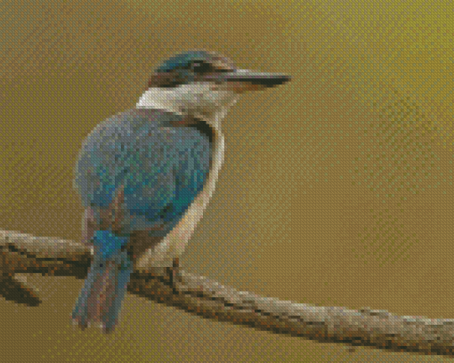 Kotare Bird Diamond Paintings