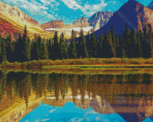 Lake McDonald Montana US Diamond Paintings