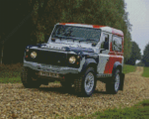 Land Rover Defender Diamond Paintings