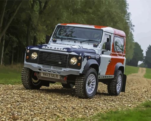 Land Rover Defender Diamond Paintings