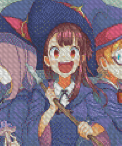 Little Witch Academia Characters Diamond Paintings