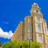 Manti Temple Building In Utah Diamond Paintings