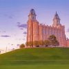 Manti Temple Utah Temple Diamond Paintings