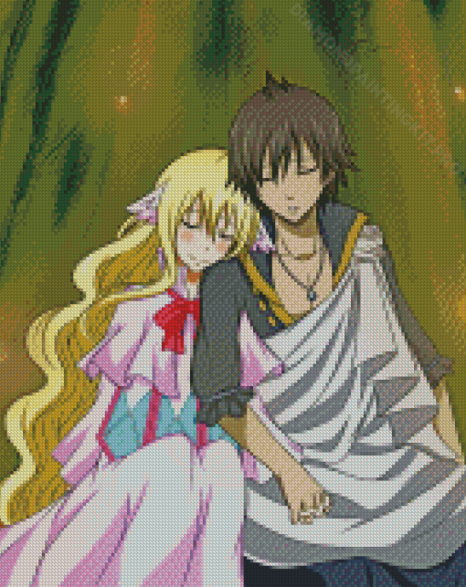 Mavis And Zeref Anime Diamond Paintings