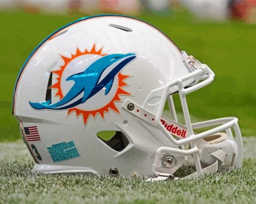 Miami Dolphins Helmet Diamond Paintings