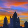 Midtown Atlanta Sunset Diamond Paintings