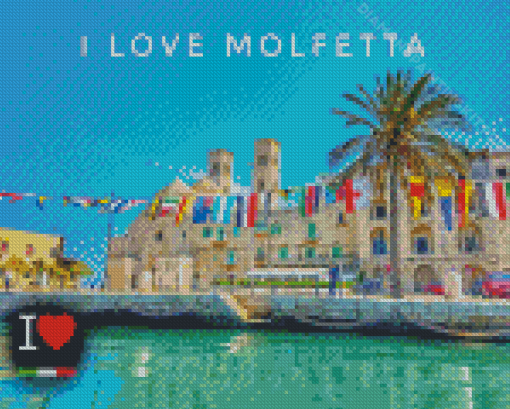 Molfetta Italy Poster Diamond Paintings