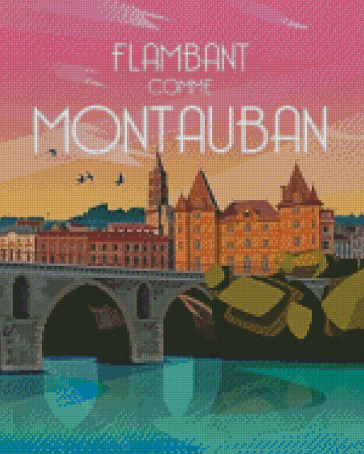 Montauban France Poster Diamond Paintings