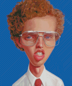 Napoleon Dynamite Caricature Diamond Paintings