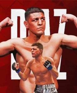 Nick Diaz Mixed Martial Diamond Paintings