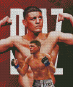 Nick Diaz Mixed Martial Diamond Paintings