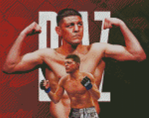 Nick Diaz Mixed Martial Diamond Paintings