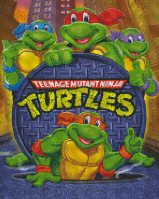 Ninja Turtles Teenage Mutant Diamond Paintings