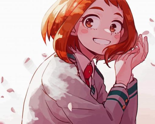 Ochako Uraraka Anime Character Art Diamond Paintings