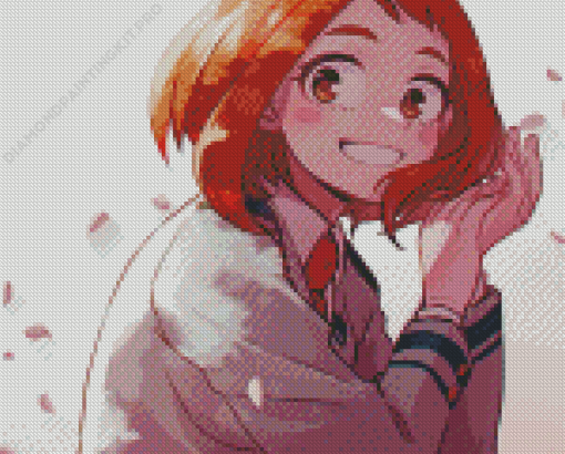 Ochako Uraraka Anime Character Art Diamond Paintings