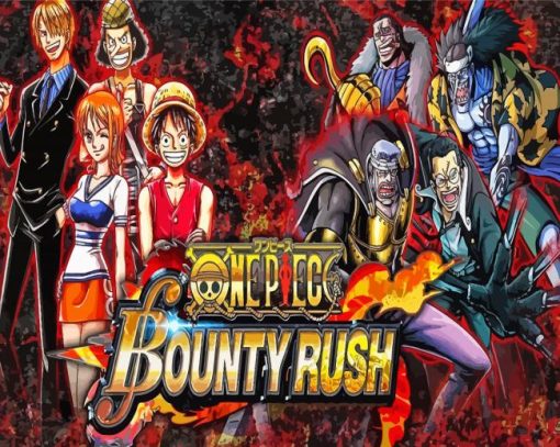 One Piece Bounty Rush Game Poster Diamond Paintings