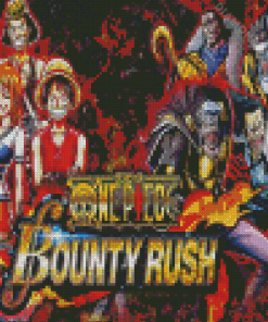 One Piece Bounty Rush Game Poster Diamond Paintings