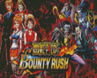 One Piece Bounty Rush Game Poster Diamond Paintings