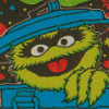 Oscar The Grouch Diamond Paintings