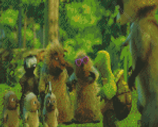 Over The Hedge Characters Diamond Paintings