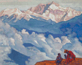 Pearl Of Searching By Nicholas Roerich Diamond Paintings