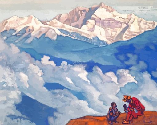 Pearl Of Searching By Nicholas Roerich Diamond Paintings