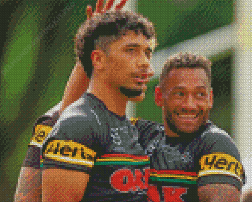 Penrith Panthers Rugby Sport Players Diamond Paintings