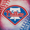 Phillies Baseball Logo Diamond Paintings